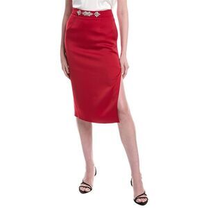 Generation Love Womens  Kori Satin Skirt, Red